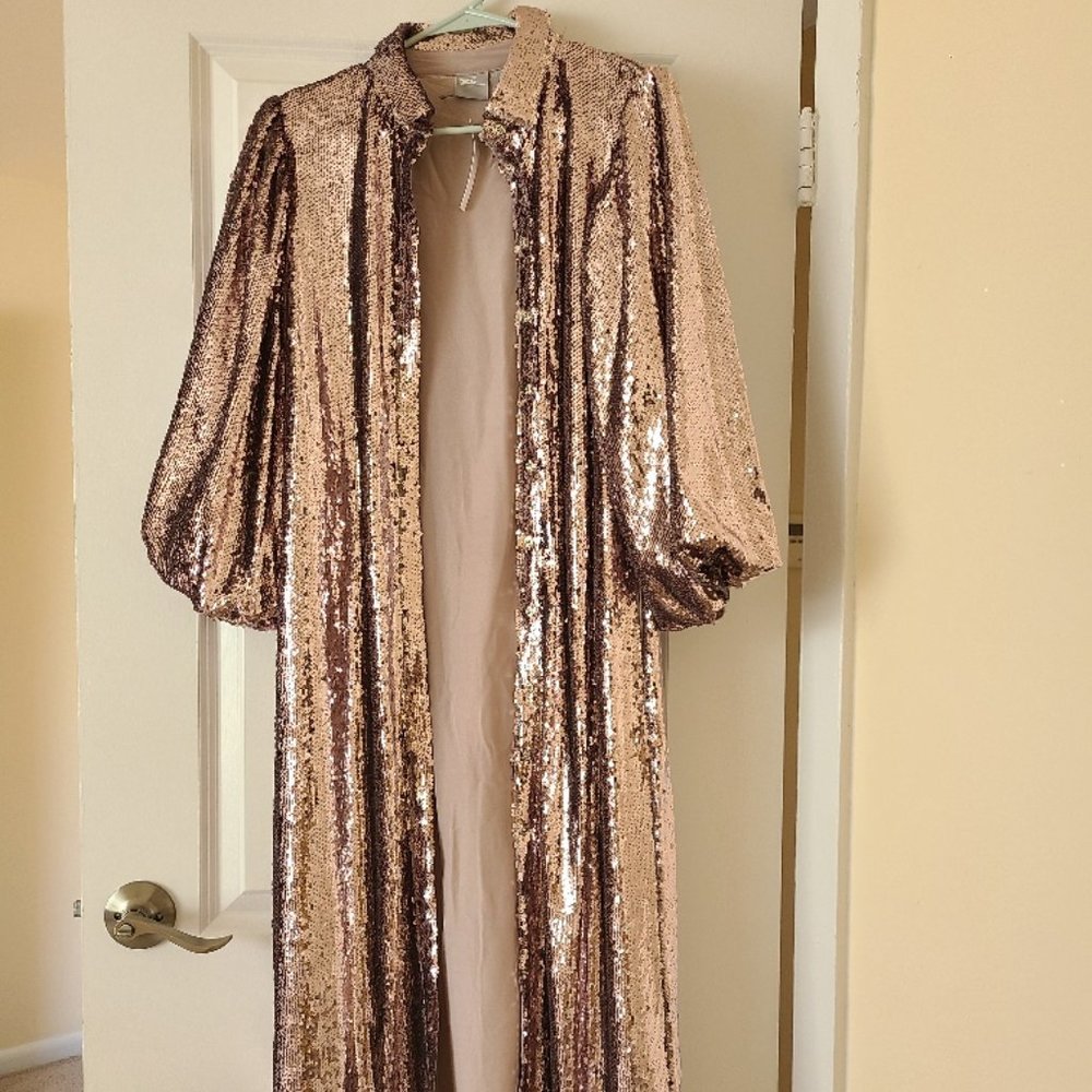 Sequin shirt dress Size 4